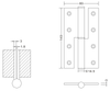 stainless steel door hinges