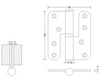 stainless steel door hinges