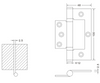 wooden door hinges