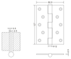stainless steel door hinges