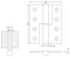 stainless steel door hinges