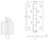 home depot door hinges