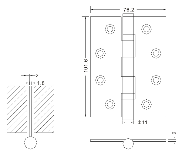 hinges for doors