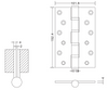 stainless steel door hinges