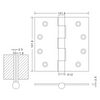 ball bearing hinges
