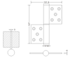 stainless steel door hinges