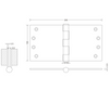 stainless steel door hinges